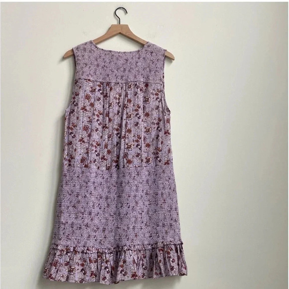 New Veronica Beard Cox Floral Smocked Flounce Mini Dress
Ruffle lavender XL - Picture 11 of 11